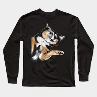 Shock Happy Doggo Long Sleeve T-Shirt